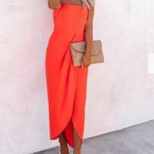 Vici Collection - Strapless Midi Dress - Medium